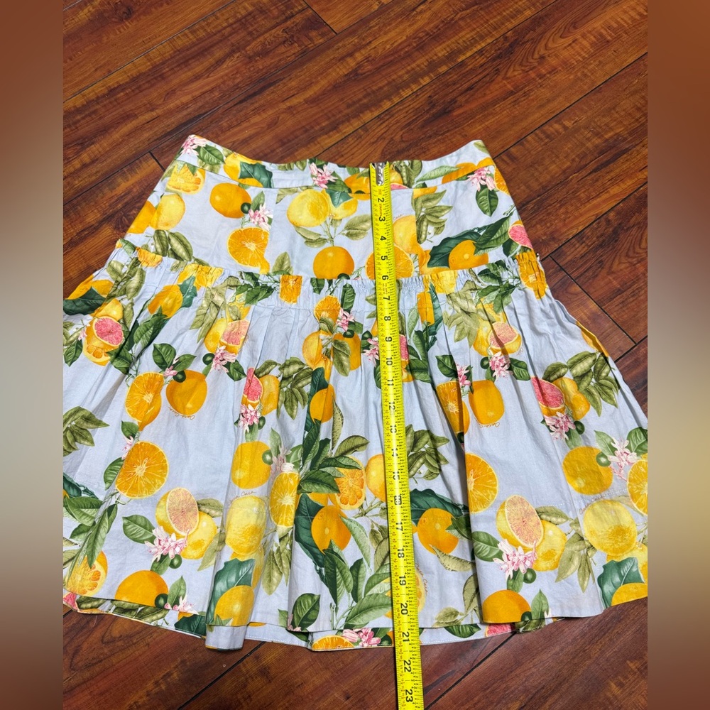 Cara Cara Alessandra Printed Mini Skirt  Size  8 Cotton - Picture 3 of 8